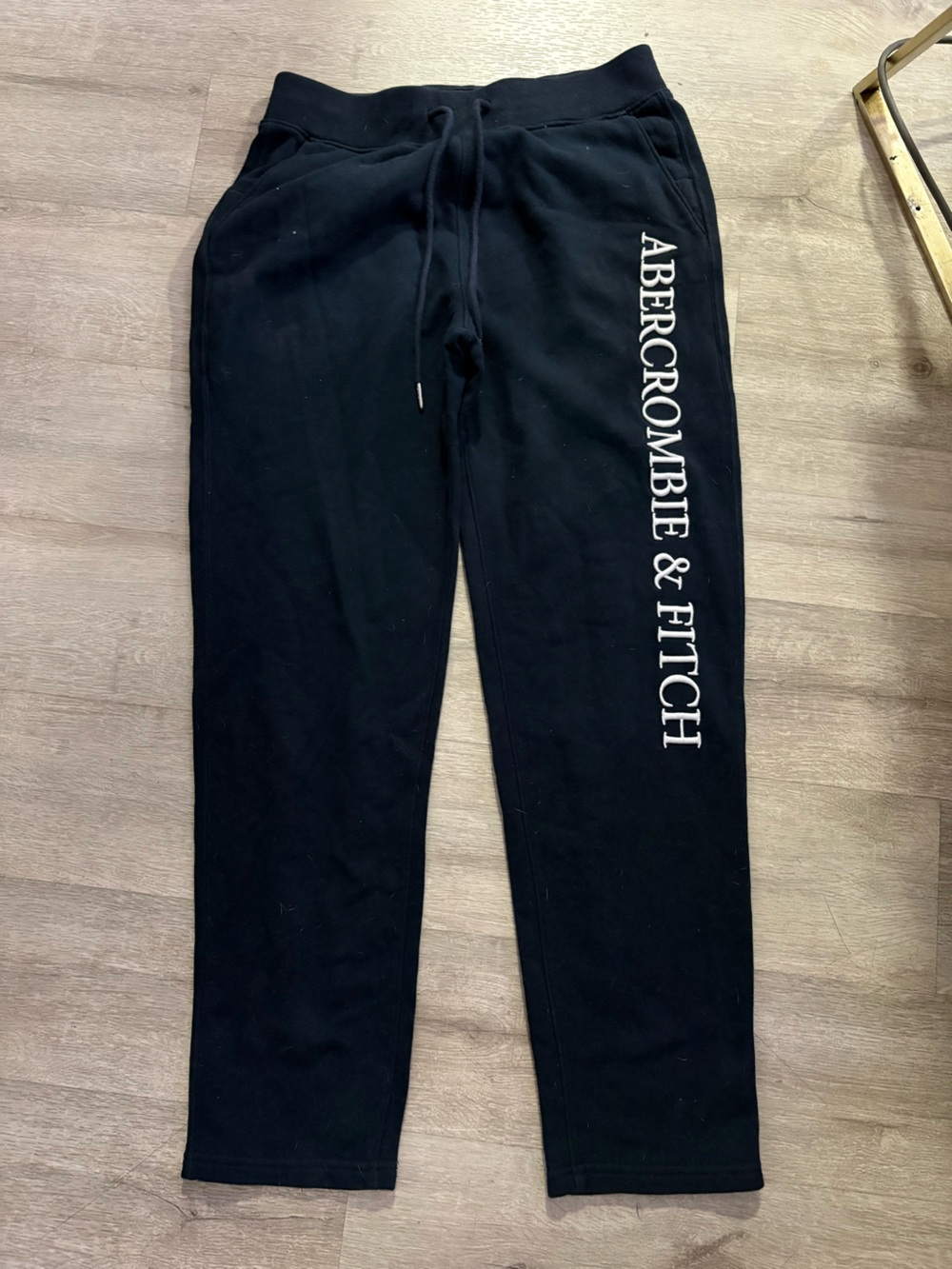 Abercrombie & Fitch Black Logo Joggers